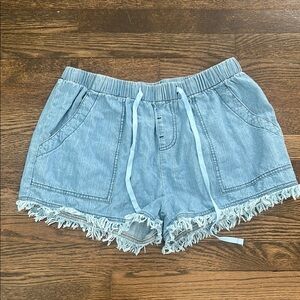 Women's Light Blue Jean Shorts